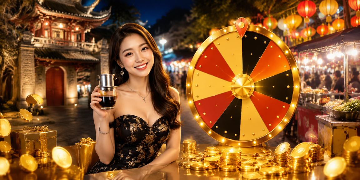 Bàn roulette tại sòng bạc Hà Nội bên tách cà phê Việt truyền thống